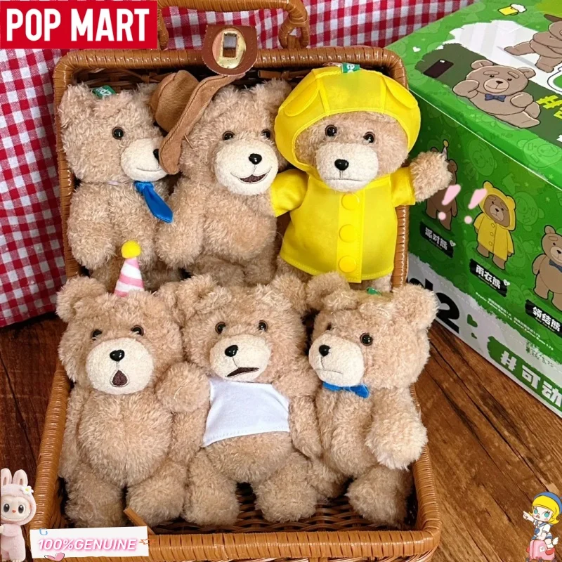 

POP MART Gong Ted2 Series Blind Box Plush Doll Mystery Box Guess Bag Toys Anime Figure Desktop Ornaments Valentine'S Day Gift