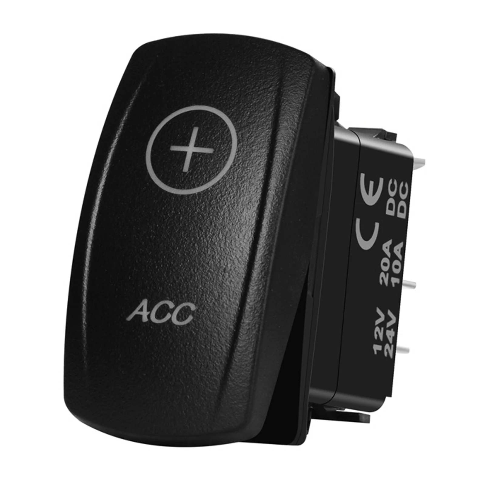 Green / Blue Boat Switch 12V-24V 3 PIN SPST ON-OFF Waterproof Car Rocker Switch Replacement