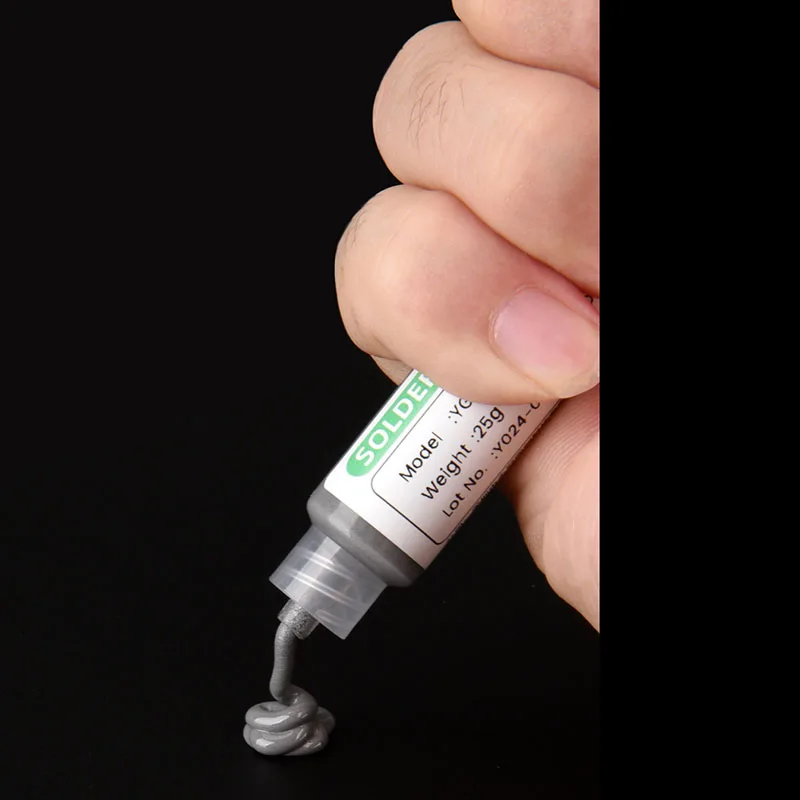 138/183℃ Solder Paste Syringe Flux for Soldering SMD BGA IC PCB Needle Tube Tin Solder Paste Welding Paste Welding Components