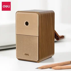 Deli-sacapuntas ajustable con hoja de larga duración, afiladores de mesa de manivela manual, máquina para lápiz de grafito, papelería