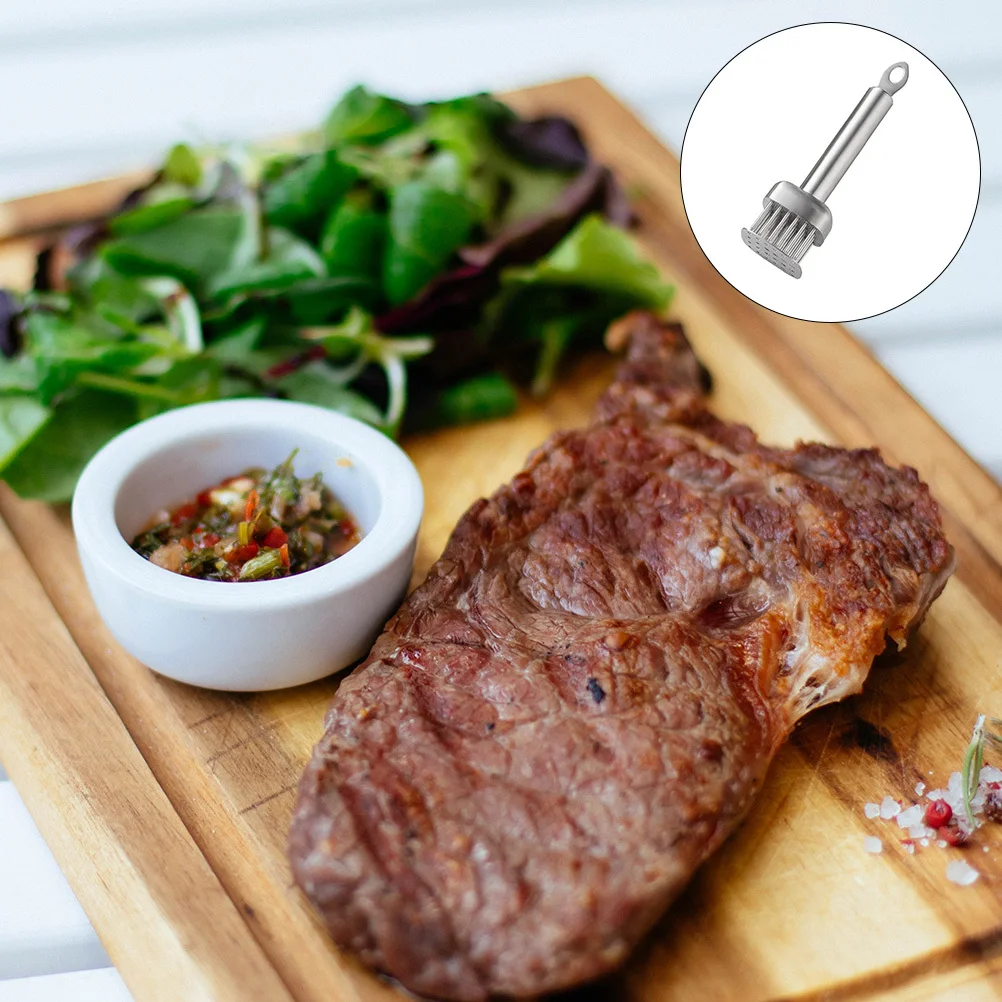 

1pcs Stainless Steel Meat Tenderizer Needle For Beef Pork Chicken Steak Kitchen Tool Household Cooking Supply