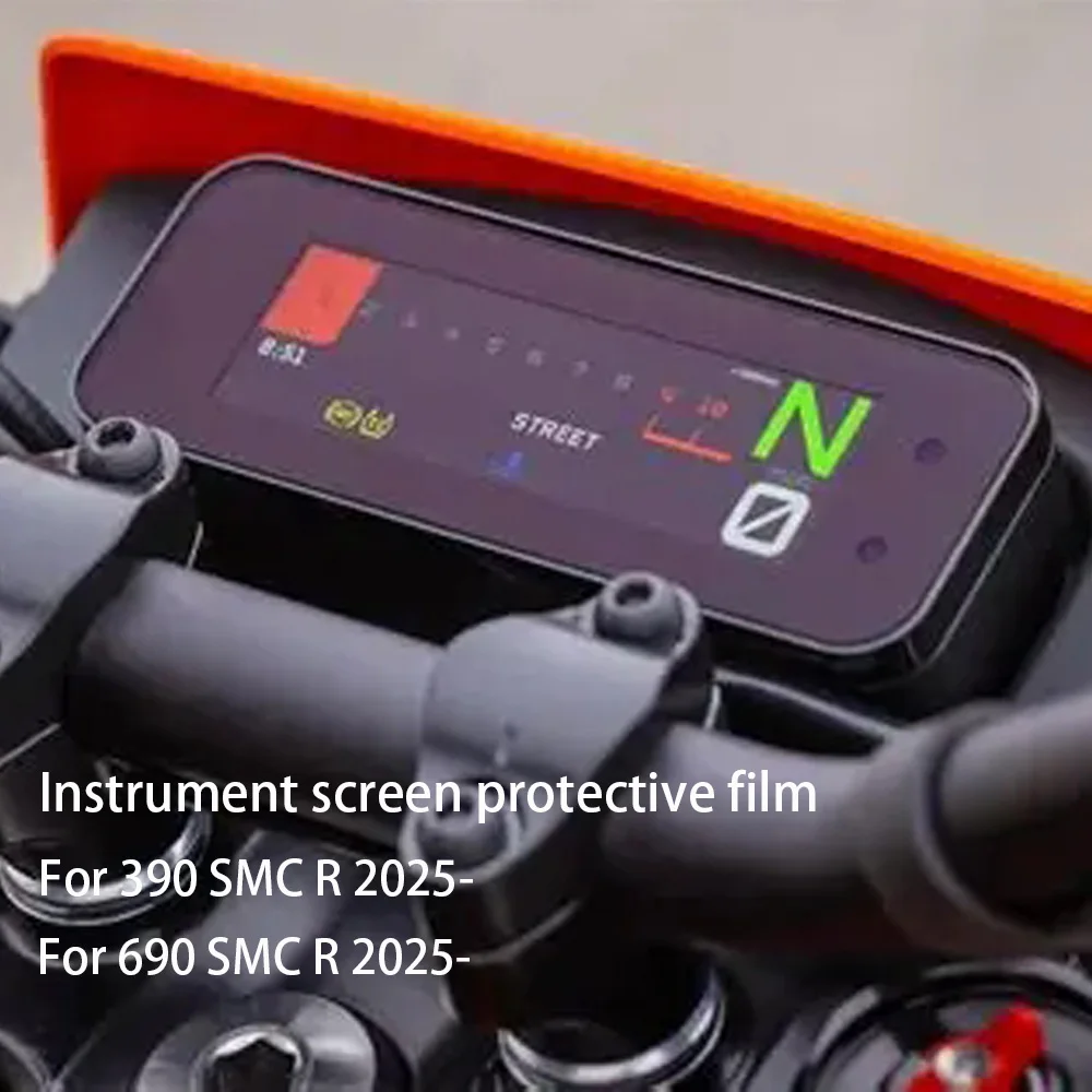 Image of 2025- 390 SMC R Zubehör Kratzschutzfolie für Kombiinstrument und Armaturenbrett für 690 SMC R Neue Motorrad-Schutzfolie 390SMCR