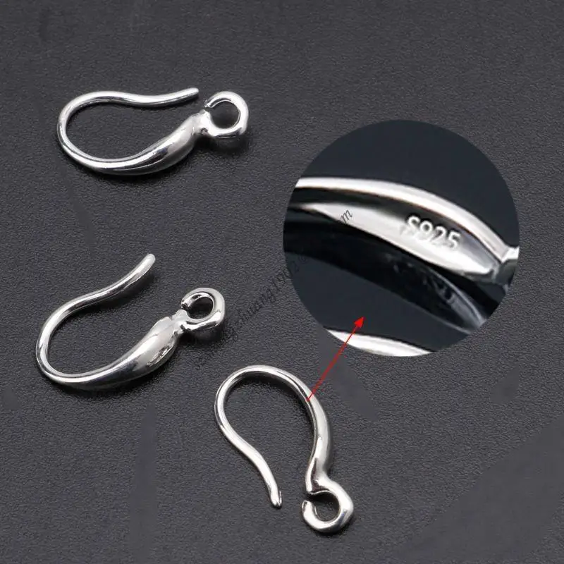 

Q6RB 10Pieces/set French Earring Hooks Allergenic Dangle Ear Wire Findings for Jewelry Making Findings Parts