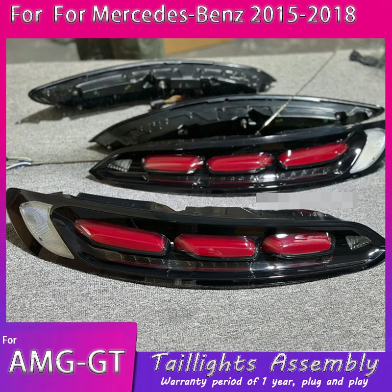 Car Tail Lights For Mercedes-Benz AMG-GT 2015-2018 new style full led Tail Lamp Dynamic Turn Signal Light Tail Lamp Assembly