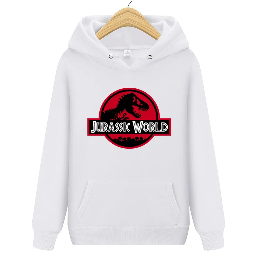 Men and women fashion Jurassic Park classic hoodie, casual wear