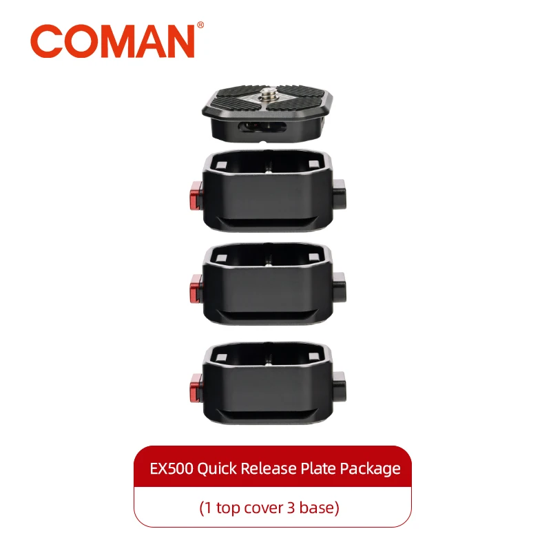 

Coman Professional EX500 Super Quick Lock & Mount for Traveling Light and Compact Quick Release Plate