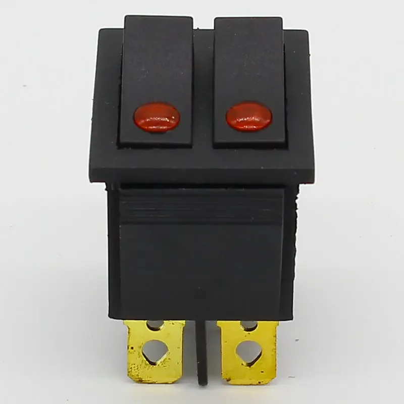 1 Stuks Rocker Cat-Eye Twee Bende Dubbele Schakelaar