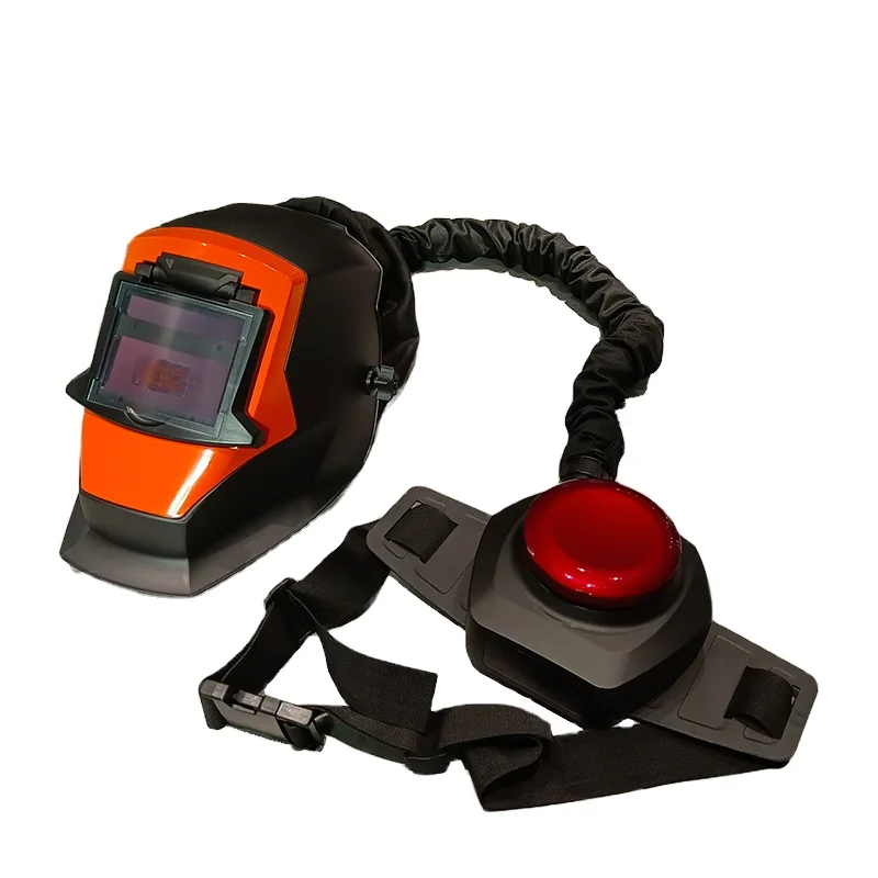 

RHK Solar Powered Auto-Darkening Air Filter Respirator True Color PAPR for Ventilation Grinding & Welding Helmet