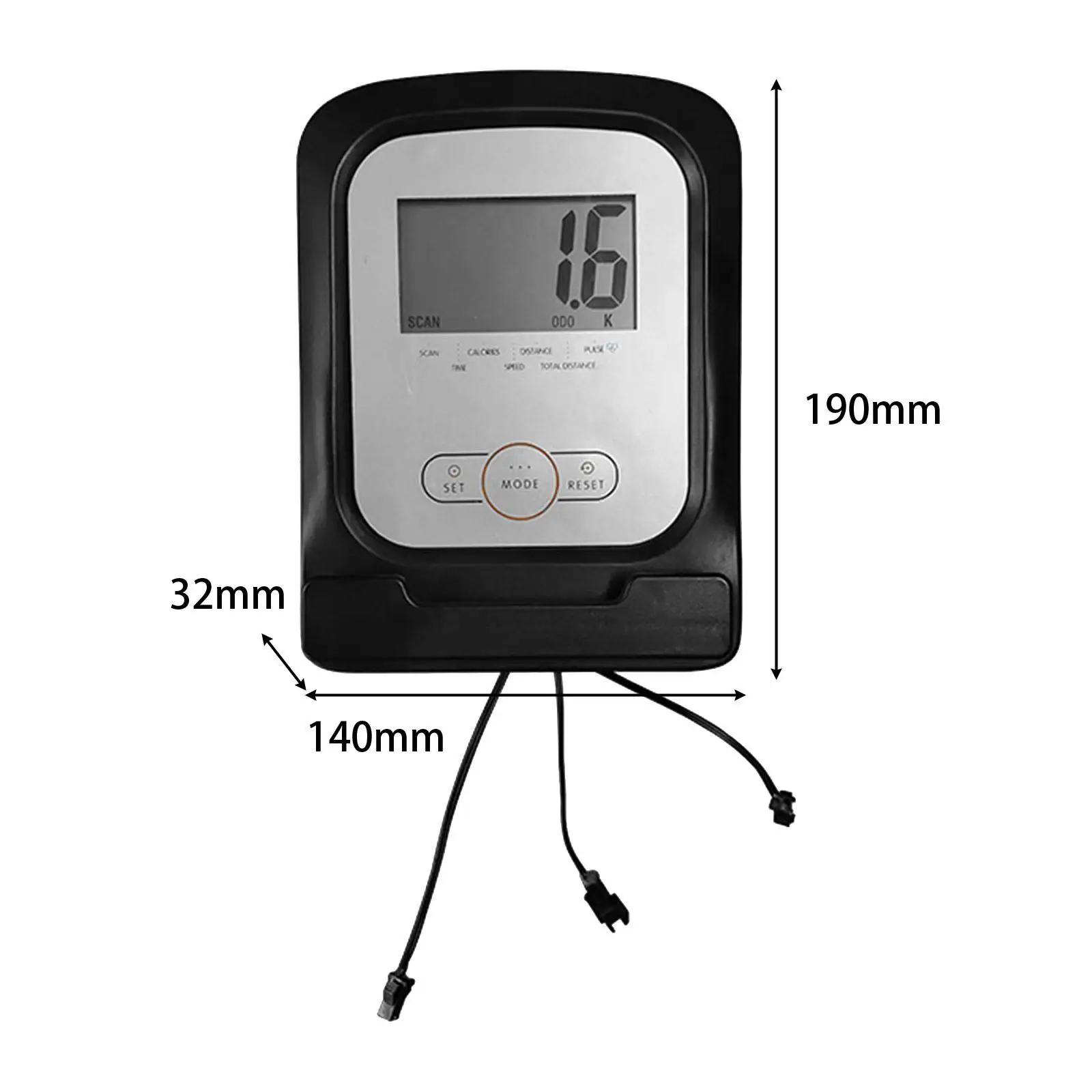 Rowing Machine Display Monitor Speedometer Workout Digital Display for Treadmills Replacement Lightweight Rowing Machine Counter