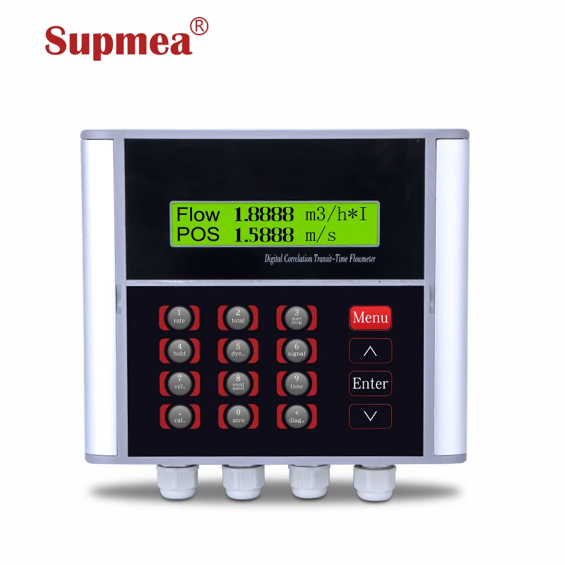 Customizable Open Channel Ultrasonic Energy Flowmeter Plastic Triangular for Weir for Sewage Pipeline Gas Air Water Oil Fluids