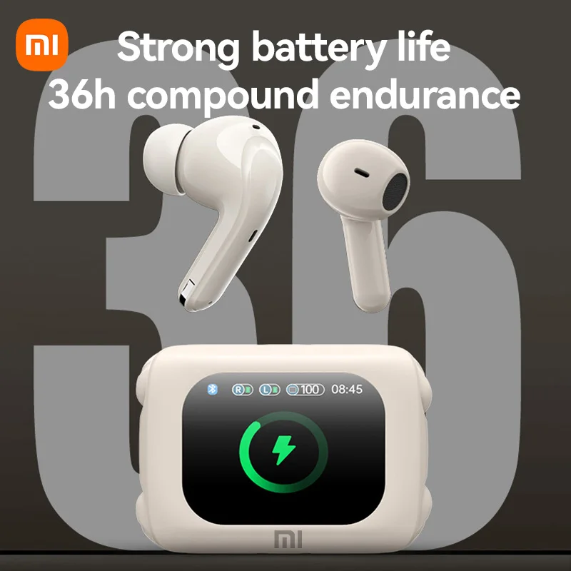 

XIAOMI H12 Pro Wireless Earphone Dual Earbuds Touch Screen Headset ANC+ENC Noise Cancelling In Ear Bluetooth5.4 Headphone