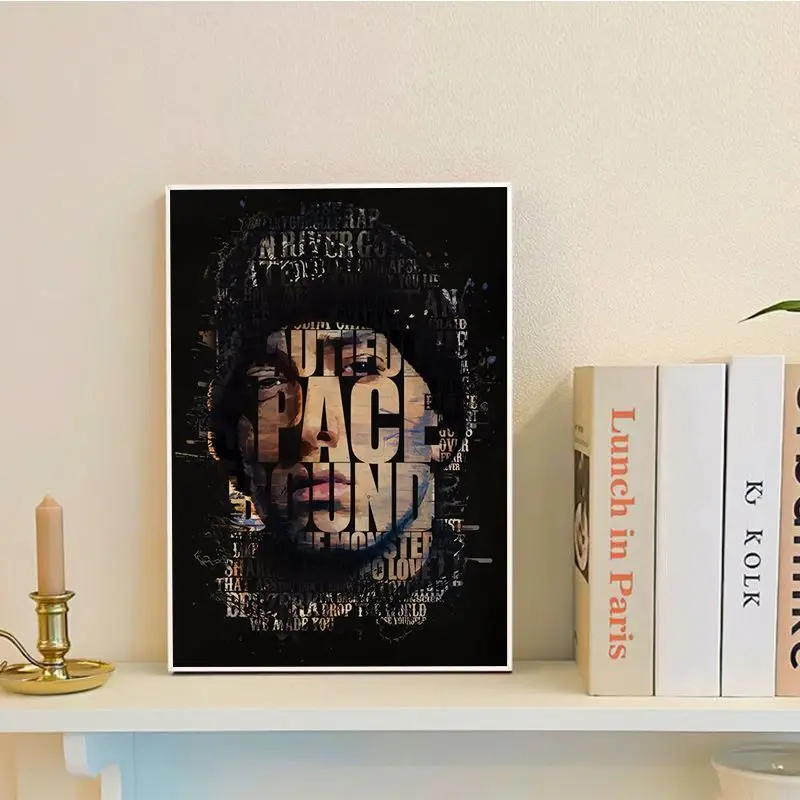 8 Mil Eminem Hip Hop Rapper Classic Vintage Posters Kraft Paper Prints And Posters Aesthetic Art Wall Painting