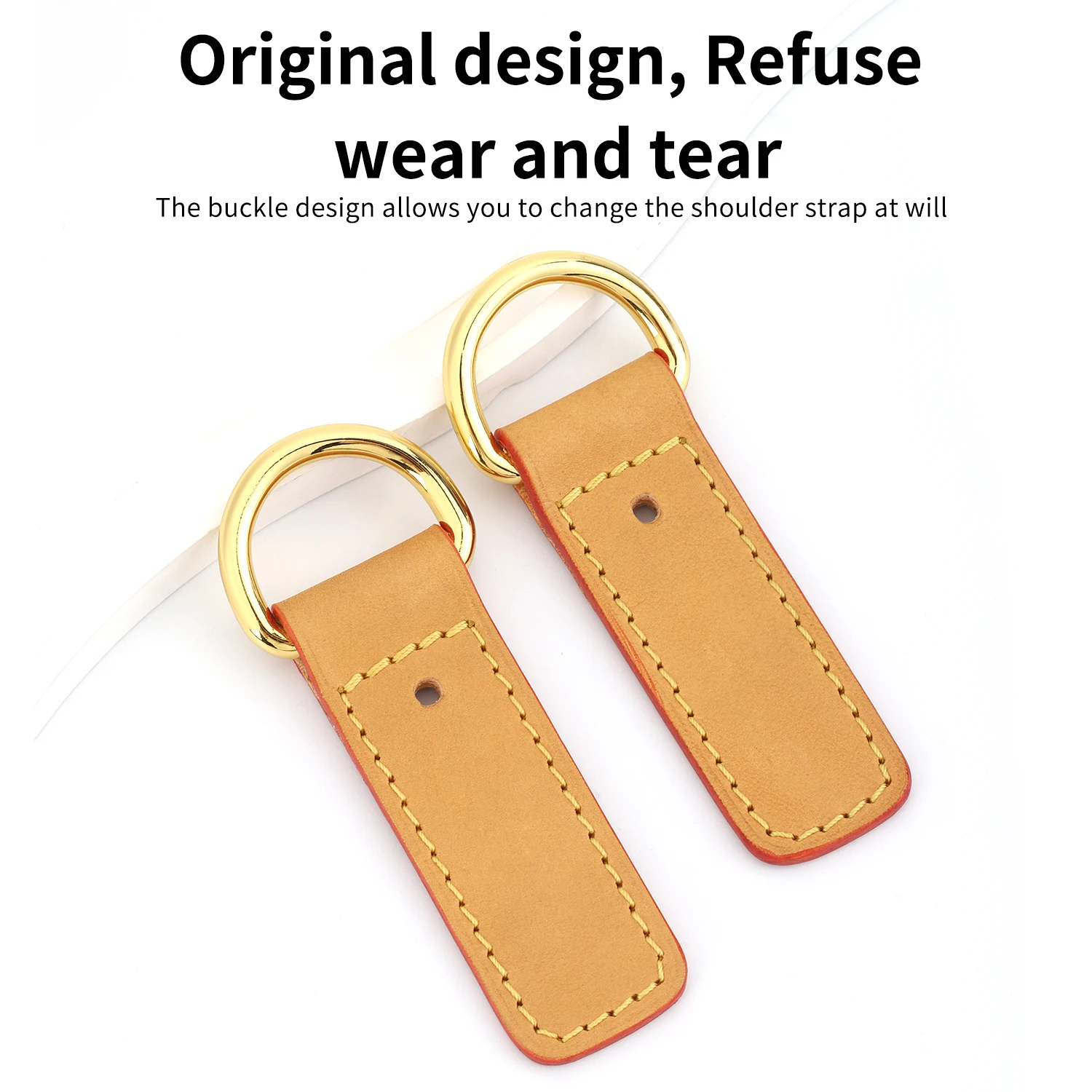 WUTA Bag Strap Transformation for LV Viva Cite Handbag Strap Buckle, Leather Protection Anti-wear Buckle Bag Accessories