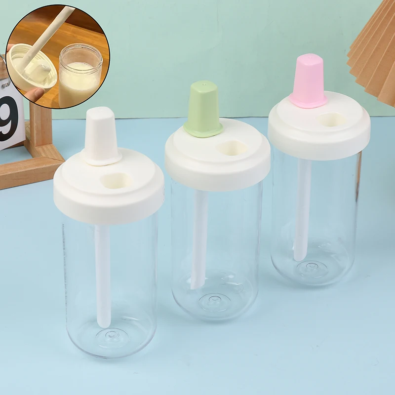 500ml Water Bottles Juice Milk Plastic Cup With Lid Straw Bubble Tea Coffee Cups Large Capacity Drinkware Transparent