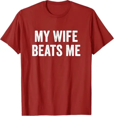 Meine Frau beats me – Ehemann-T-Shirt „I Love My Husband“-Buchstaben-gedrucktes Spruch-T-Shirt mit lustiger Beziehung für Paare, Hochzeitsoberteile – Detail 8