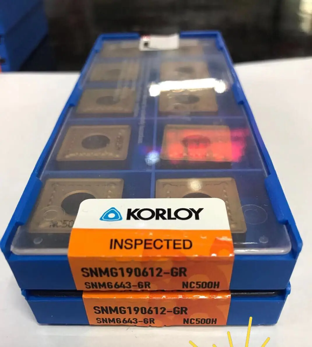 

SNMG190612 SNMG190616-GR NC3030 NC3120 NC500H NC3020 KORLOY Carbide Insert SNMG Inserts