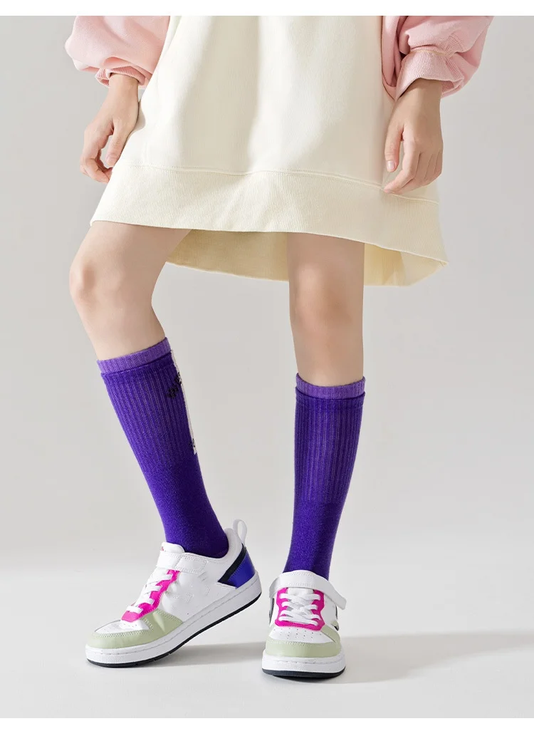 3-12T Jungensocken, lange Socken, Zahlenmuster, Sportsocken, Frühlings-Kniestrümpfe, 4 Paar – Detail 9