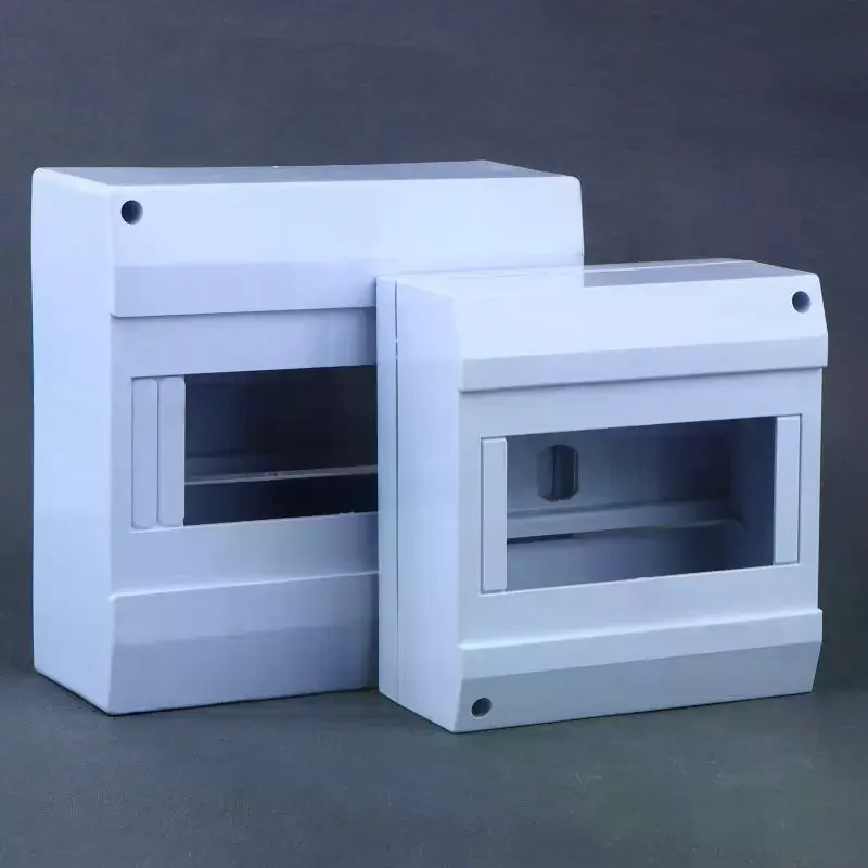 1-8P Modular Circuit Breaker Enclosure Shockproof ABS Surface Mount Switch Box for School Wiring Renovation