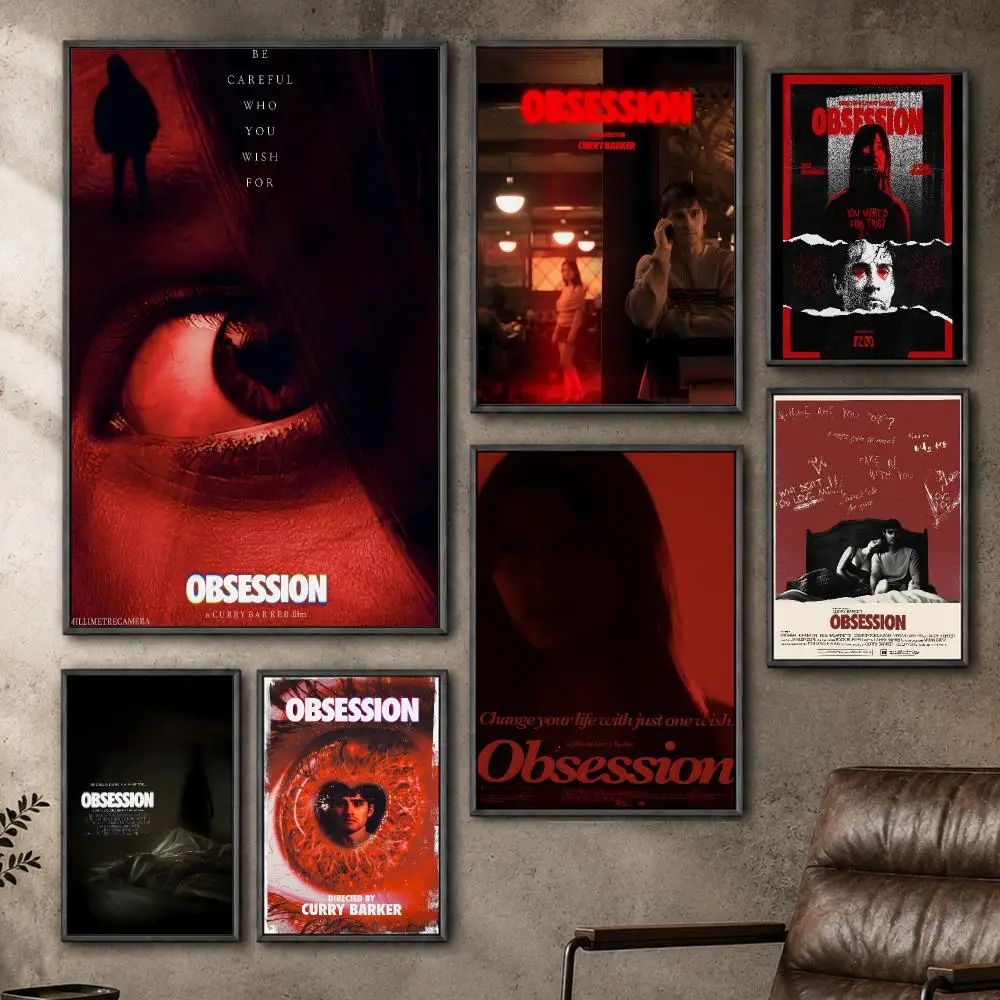 Film Obsession Curry Barker Horror Poster  PP Self Adhesive Home Garage Dorm Bar Wall Decor Aesthetic Retro Gift