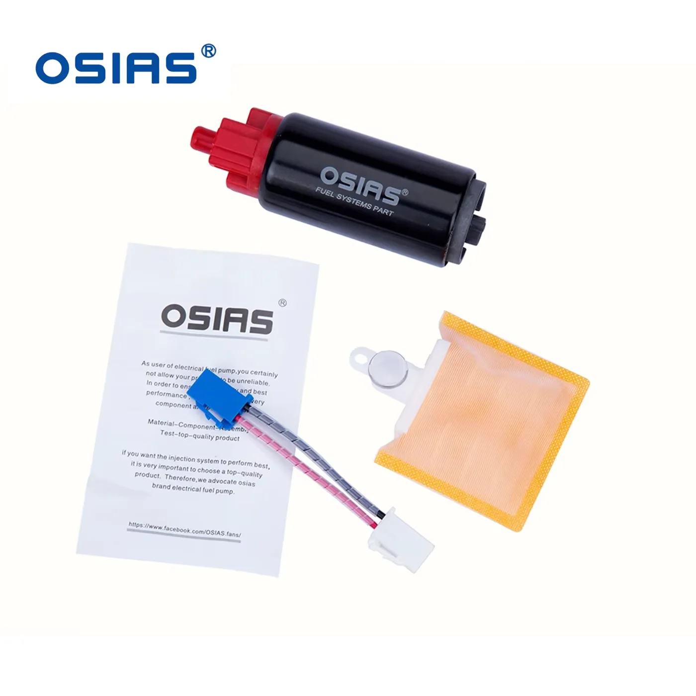 OSIAS Electric 12V Fuel Pump for Suzuki 40-300HP 15200-90J00 15000-92J00 AFP-9000 2001-2010 Fit ATV