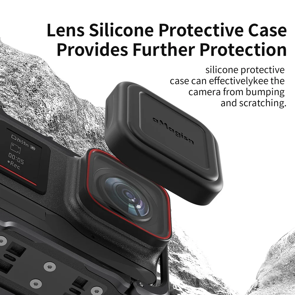 AMAGISN Quick Release Metal Frame Cage Horizontal & Vertical Protection Case For Ace Pro2 Camera
