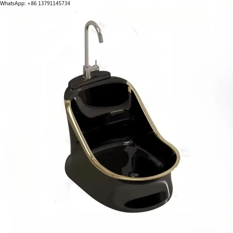 2025 New Design Black GoldMosques Wudhu Shower Foot Washer Washing  Prayer  Feet Wash Basins Ablution Sink