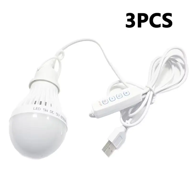 B50C Usb 5V Emergency Bulb LED Camp Light Dimmable Hanging Tent Lamp For Out Door For Work BBQ Fishing Repair Equipment