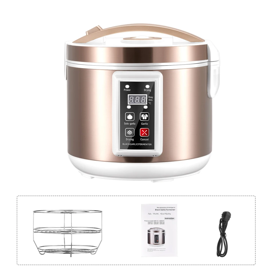 Imagem -05 - Fermentador de Alho Preto Automático Completo Smart Faça Você Mesmo Zymolysis Maker Health Fermentation Pot Máquina de Fermentação 5l 220v