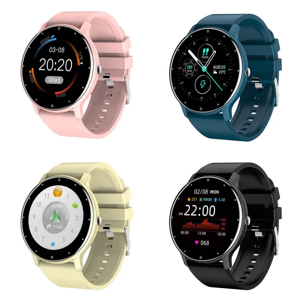 

Hot ZL02 Smart Watch Sport Fitness Smartwatch For Women Men Lady Sleep Heart Rate Monitor IP67 Waterproof Watches For Android