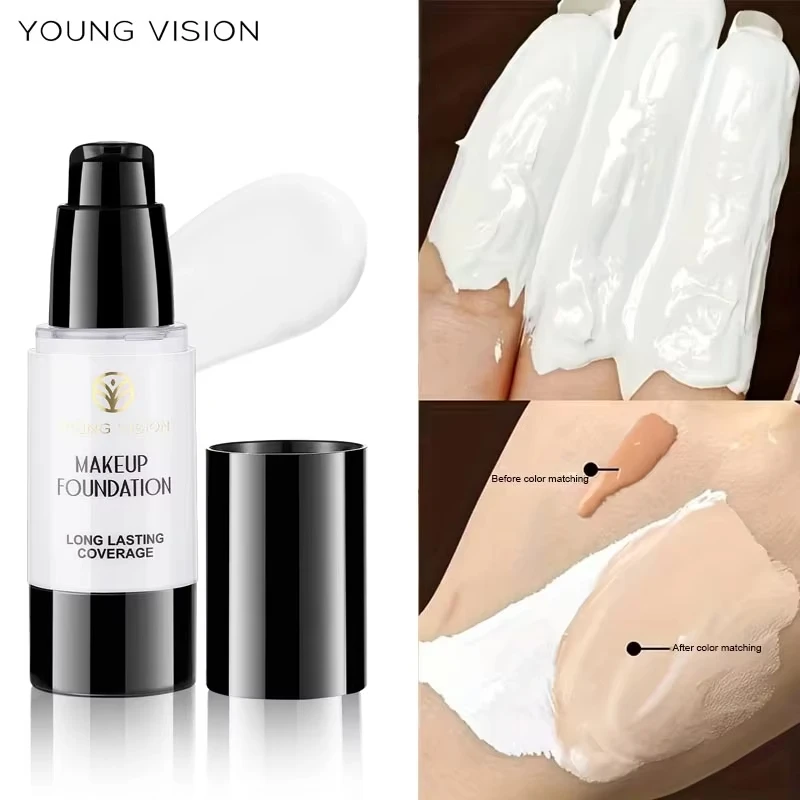 6 color Powder Foundation long-Lasting Waterproof, Moisturing Sweat resistant and easy to open Oil-control concealer