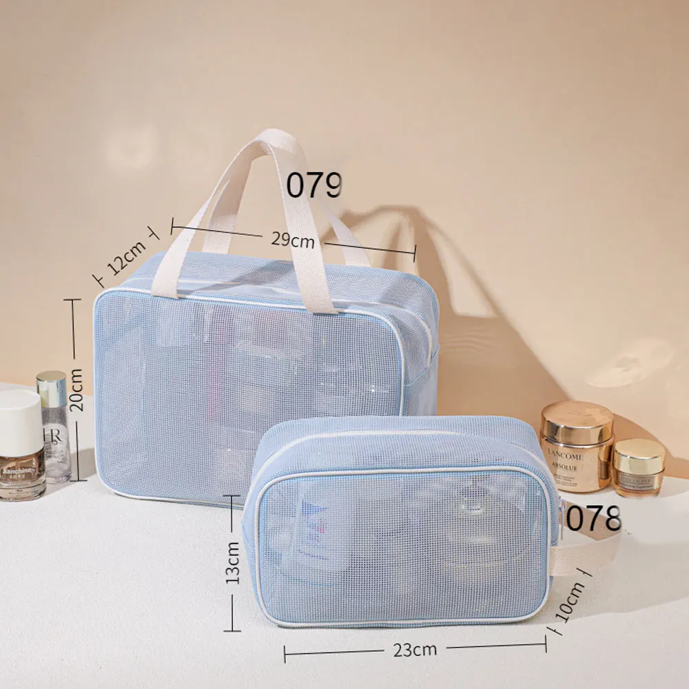 New Portable Large-Capacity Toiletry Bag with Multiple Color Options, Hand-Held Makeup Storage Bag, Travel and Business Trip Bathroom Organizer Bag