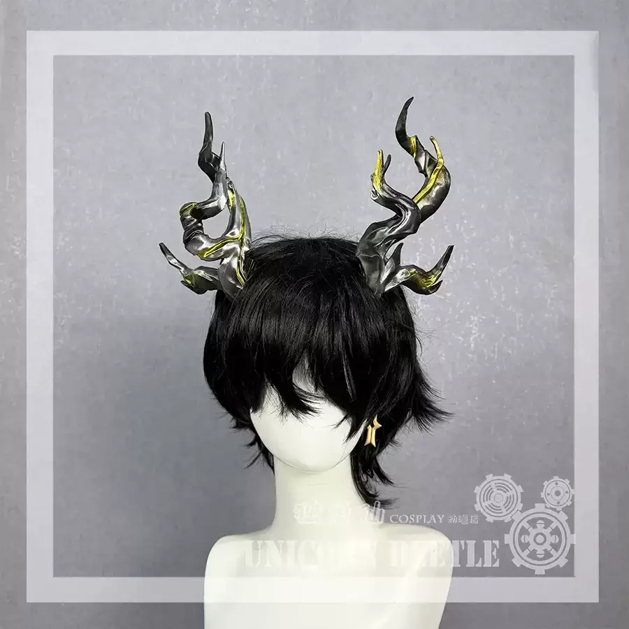 

Arknights colleagues Wang coplay headwear popr " New Year Limited Edition " quadratic element Accessories Decoration