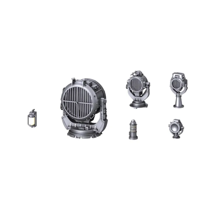 1/350 IJN Searchlight Set (Yamato 1945) Heavy Hobby 3D Printed Upgrade Parts