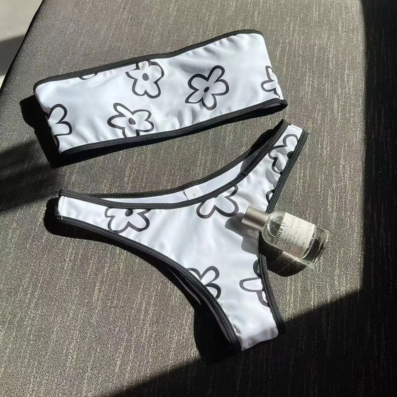 New Sexy Tube Top Split Swimsuit Bikini