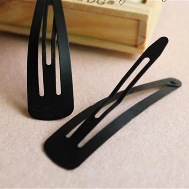 12pcs Black Geometric Hair Clip BB Hairpins Barrettes Styling Tools Women Girls Hairgrips Hair Accessories Headwear Headdress