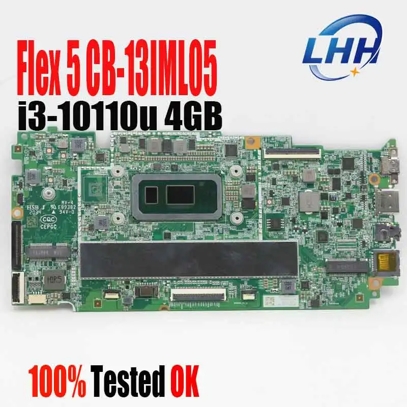 

For Lenovo Ideapad Flex 5 CB-13IML05 UMA Laptop Motherboard with I3-10110U 4GB Full Tested 5B21B44582