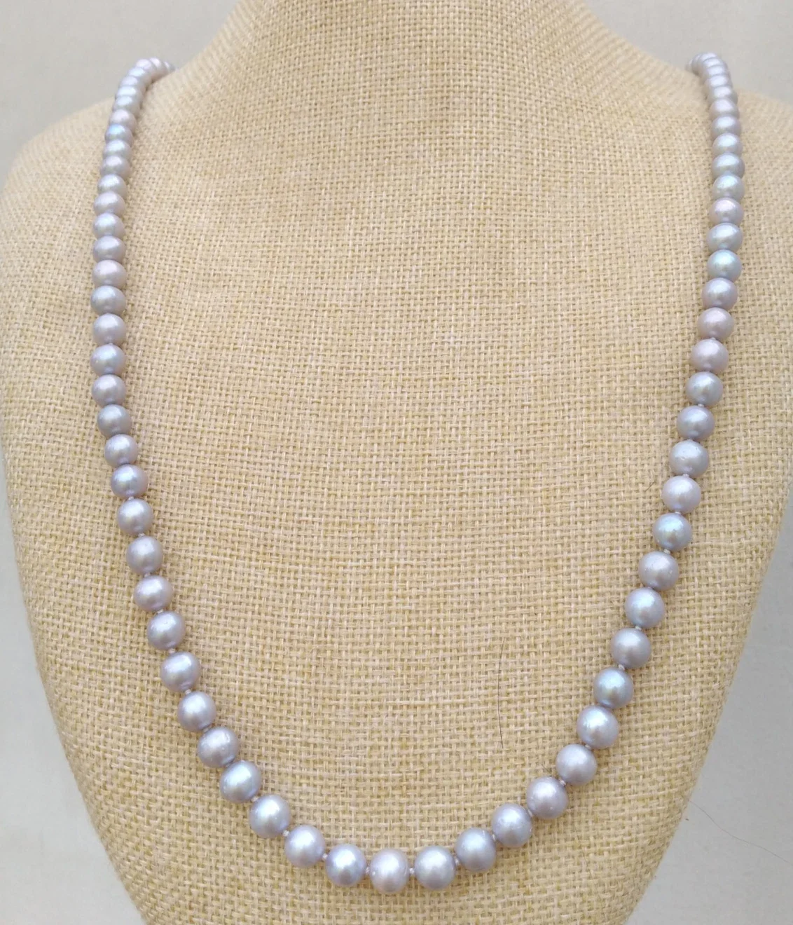 

Exquisite Pearl Necklace AAAA+5-6mm Natural South Sea Grey Pearl Necklace 40cm/48cm/90cm/120cm 14k Gold