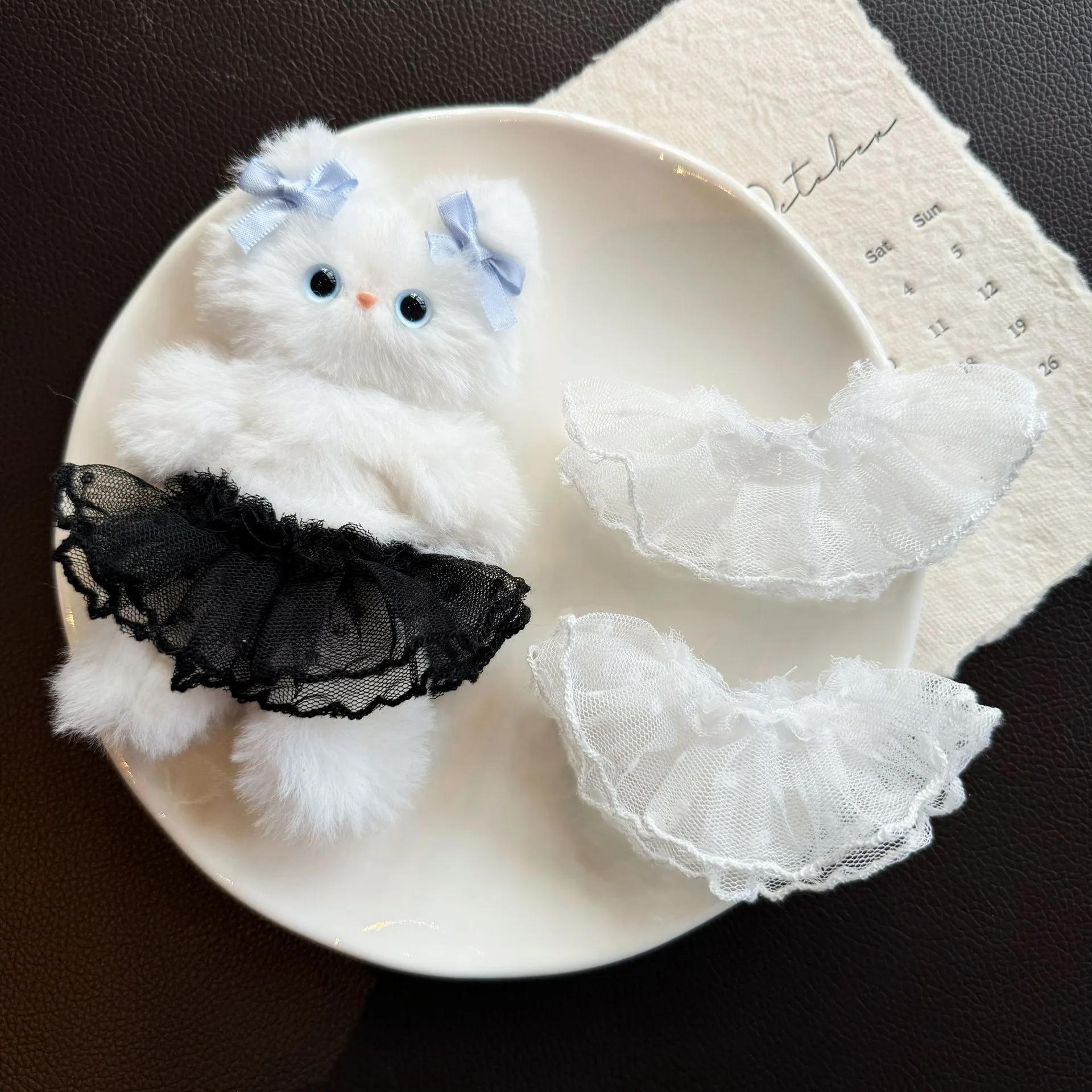 10cm Doll Clothes Mini Plush Toy Replacement Skirt Lace Skirt Basic Petticoat Tutu Dress for Stuffed Animal