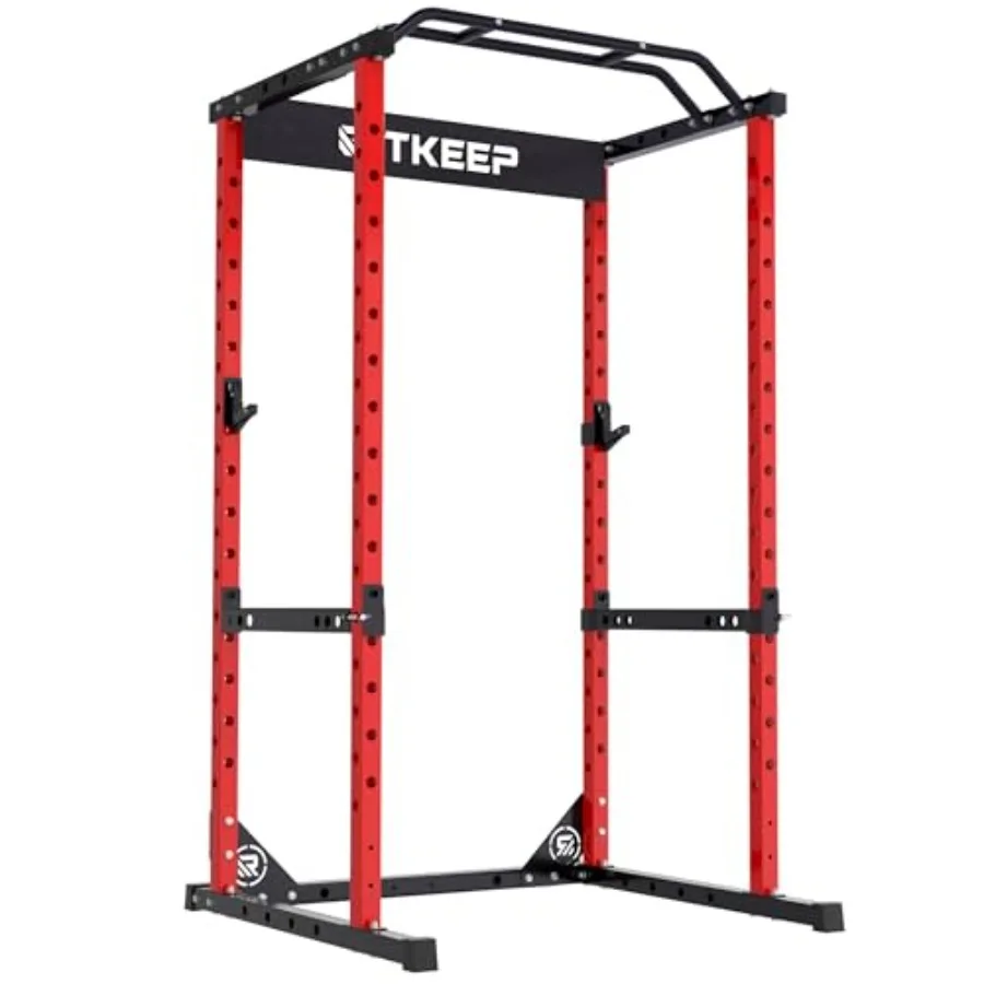 

Многофункциональная силовая рама RitKeep Power Cage RMAX-2250 для домашнего спортзала, стойка для приседаний, грузоподъемность 1200 фунтов, с тросовым механизмом
