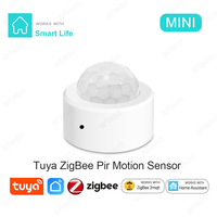 Tuya ZigBee Pir Motion Sensor Smart Human Body Sensors Infrared Detector Security Burglar Alarm Sensor Works With Home Assistant