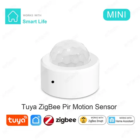Tuya ZigBee Pir 모션 센서 스마트 인체 센서 적외선 감지기 보안 도난 경보 센서는 홈 어시스턴트와 함께 작동합니다.