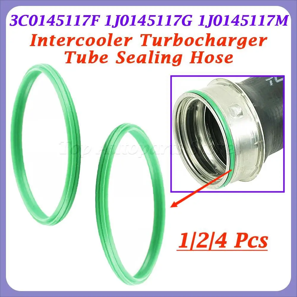 1/2/4Pcs Intercooler Turbocharger Tube SealingHose O-ring For Audi A1 A3 A4 A6 3C0145117F 1J0145117G 1J0145117M 1J0145117L