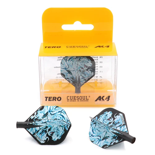 CUESOUL TERO AK4 Vuelos de dardos con diseño de cuatro símbolos mitológicos