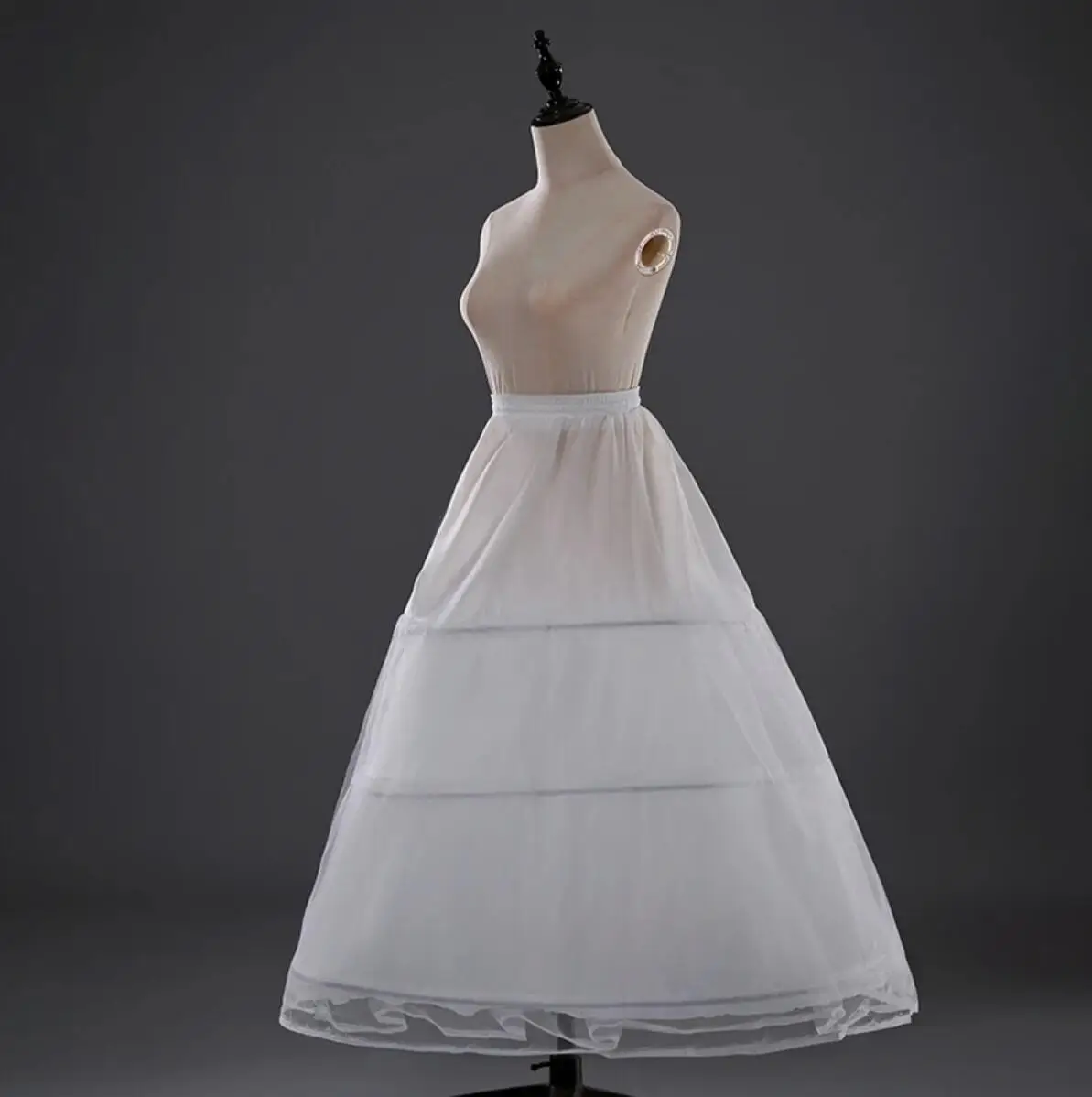 Enagua de vestido de baile de 3 saltos, enagua debajo de la falda, vestido de novia de boda, jupón de matrimonio, Rockabilly Halka con tul, recién llegado