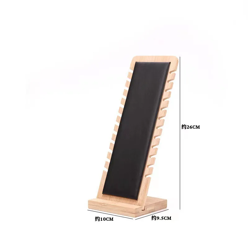 New Fashion Woman Bevel Jewelry Display Stand Necklace Display Wooden Multiple Easel Showcase  Holder for Necklaces Colors Size