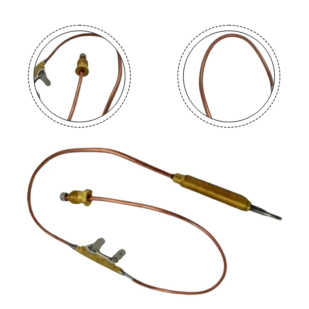 Flame Failure Safety Thermocouple 18 Inch for Gas Stoves and Residential Water Heaters Easy Install Replacement Part