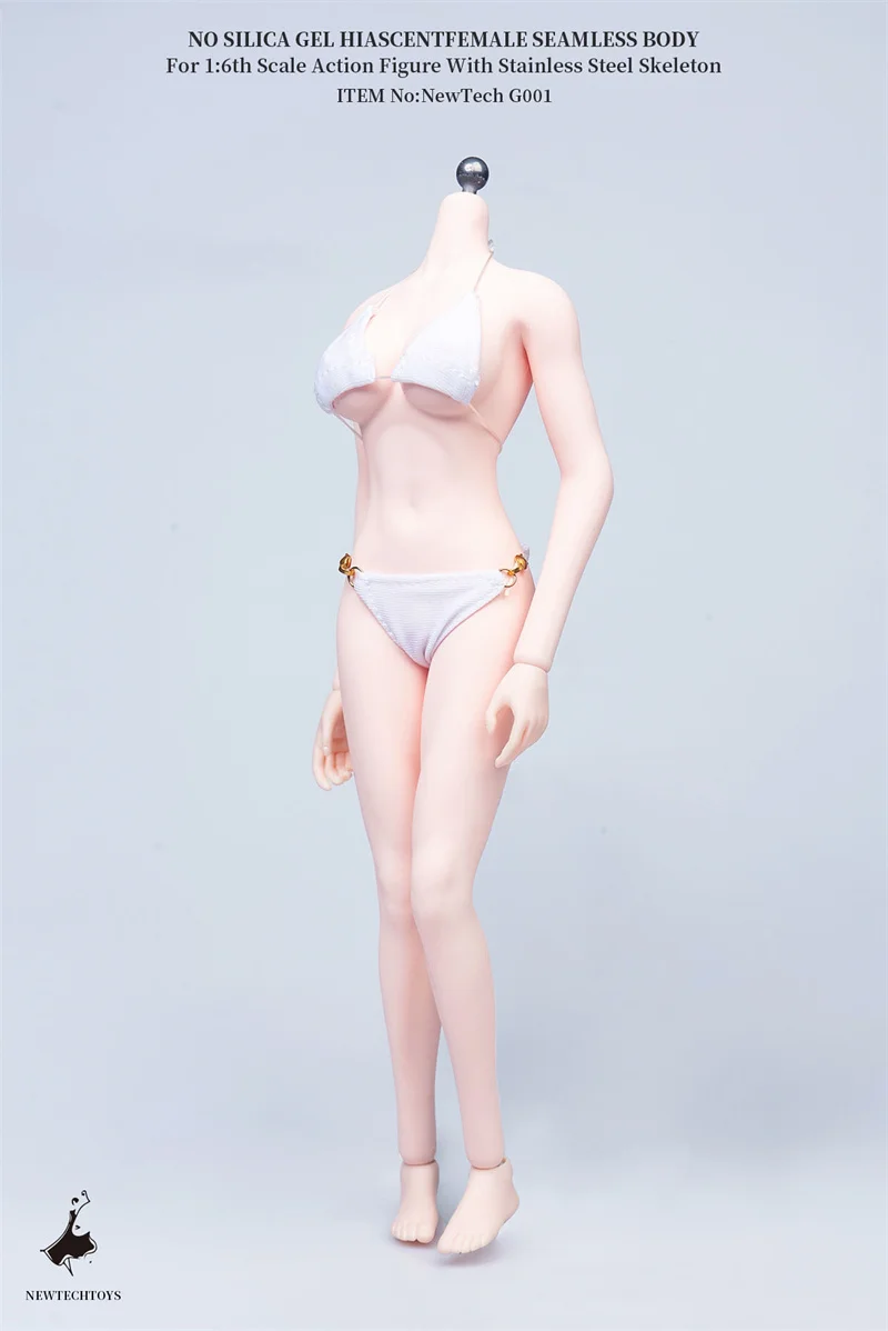 NewTech G001 1/6 Scale Female Pink Skin Seamless Big Breast Body 12