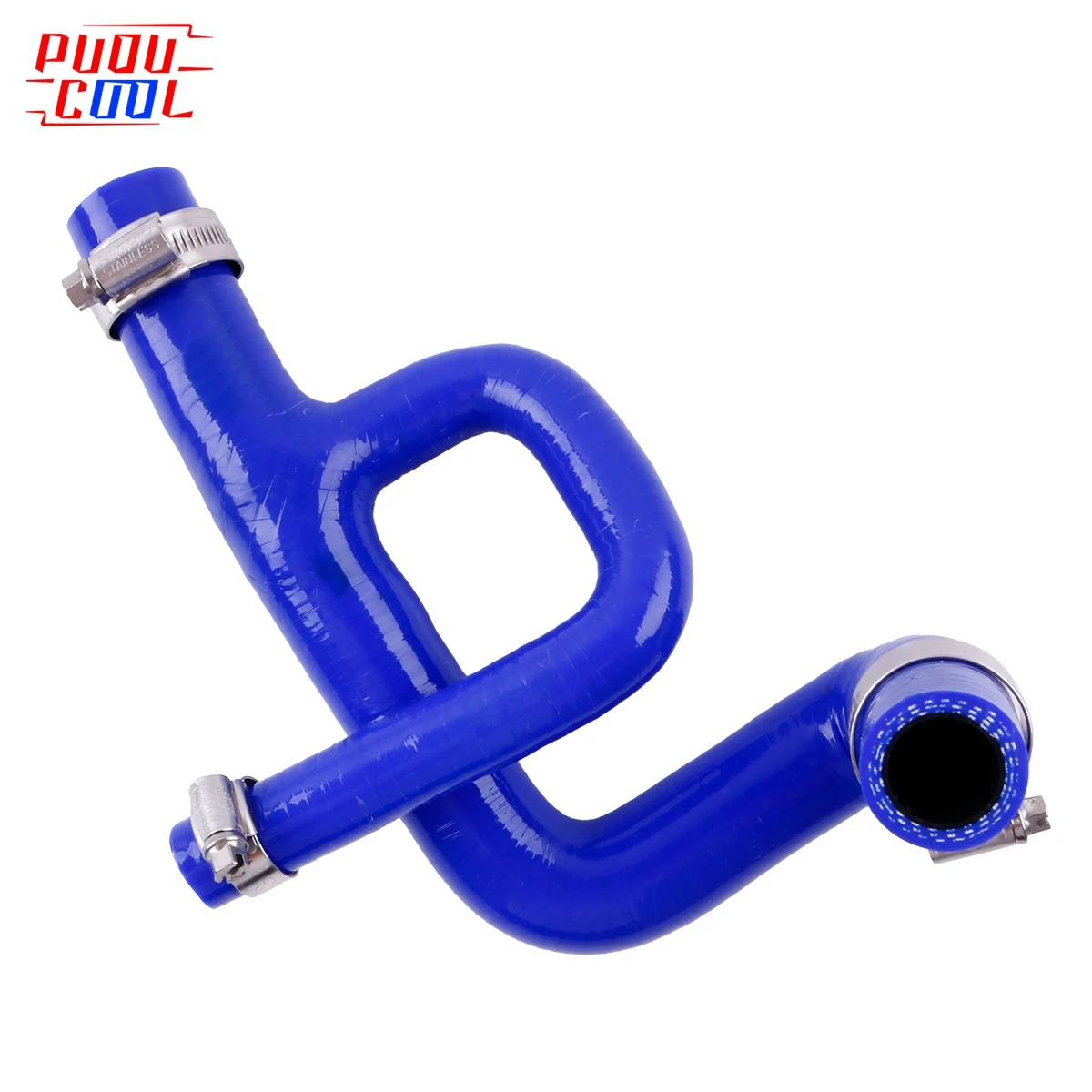 For Ford Focus RS MK1 2.0T Thermostat to Radiator 3 Port Silicone Hose Silicon Tube Pipe 1Pc 10 Colors