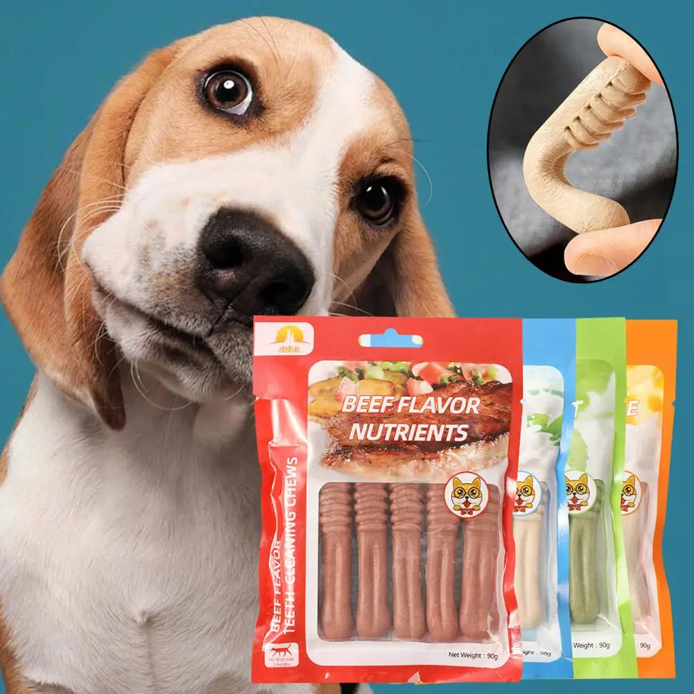 Pet Teething Stick 90g Cleans Teeth, Supplements Calcium, Maintains Oral Bone Maintains Health, Pet Bites, Resists Health A Q8L0