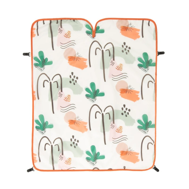 بطانية بغطاء مقاوم للرياح لعربة الأطفال مع مطبوعات لطيفة للأولاد والبنات، بطانية مقاومة للماء للأطفال لحاف الهالوين